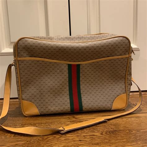 vintage gucci mini backpack|vintage gucci overnight bag.